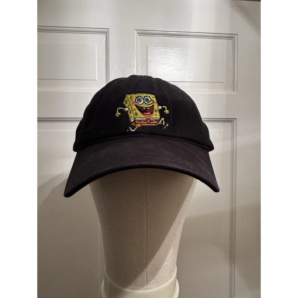 Nickelodeon Spongebob 2017 Viacom Adjustable Hat Black Cap